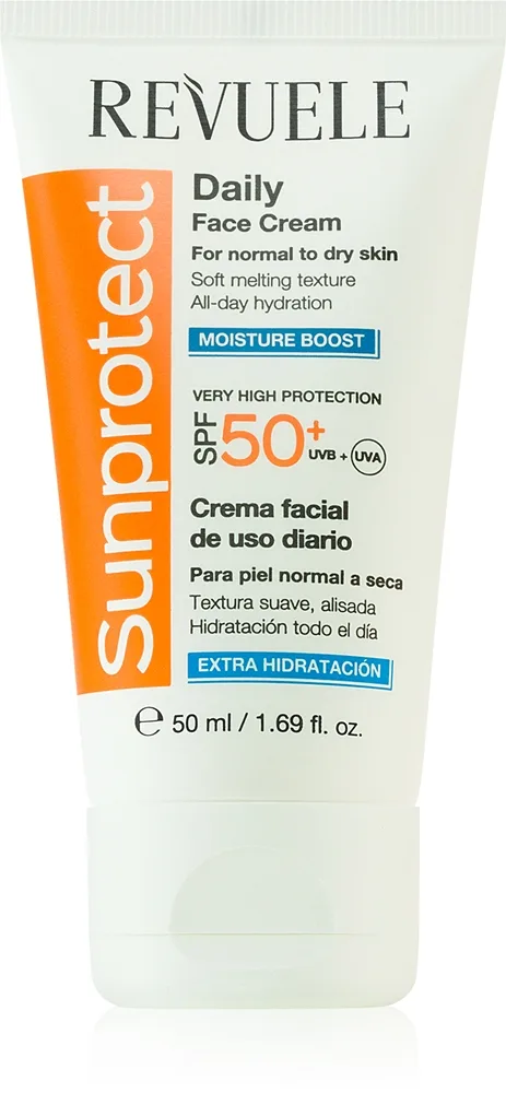 Revuele Sunprotect Moisture Boost kosteuttava päivävoide SPF 50+ 50 ml