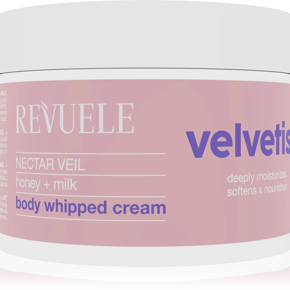 Revuele Velvetish Nectar Veil Body Whipped Cream Fuktgivande kroppskräm Honey + Milk 300 ml