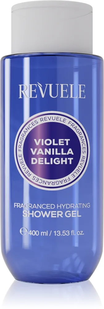 Revuele Violet Vanilla Delight Fragranced Hydrating Shower Gel parfymerad duschgel med återfuktande effekt för Kvinnor 400 ml