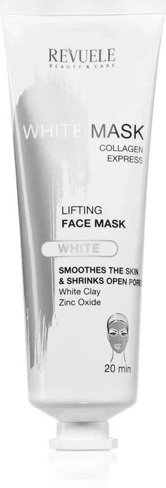 Revuele White Mask Collagen Express kohottava ja kiinteyttävä naamio ihohuokosten supistamiseen 80 ml