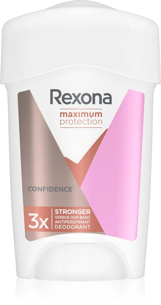 Rexona Maximum Protection Confidence Krämig antiperspirant För att behandla överdriven svettning Confidence 45 ml