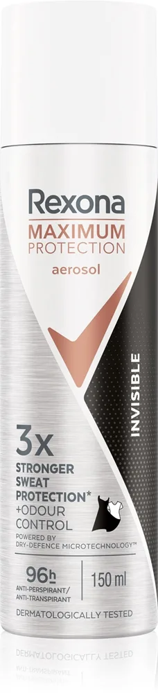Rexona Maximum Protection Invisible Antiperspirant Spray För att behandla överdriven svettning 150 ml
