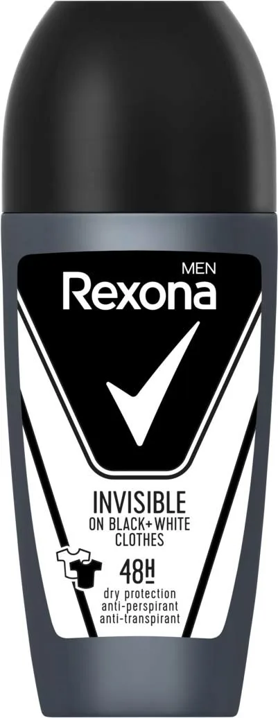 Rexona Men 48h Invisible black + white roll-on