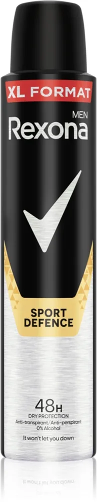 Rexona Men Sport Defense Antiperspirant Spray för män XL 200 ml