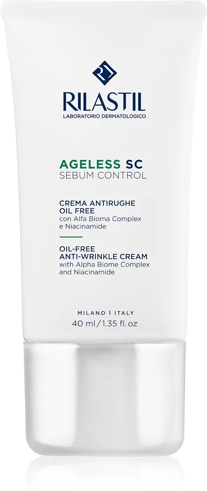 Rilastil Ageless SC ryppyjä ehkäisevä voide rasvoittuvalle ja sekaiholle 40 ml