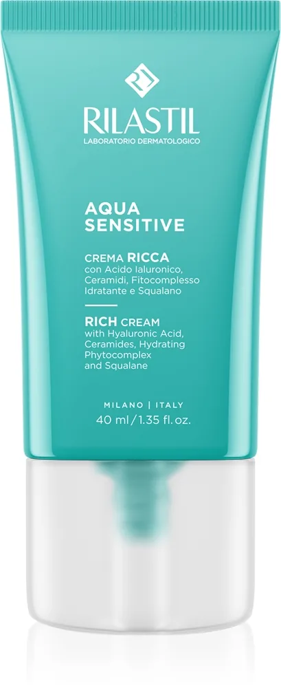 Rilastil Aqua Sensitive Fuktgivande kräm för torr och mycket torr hud 40 ml