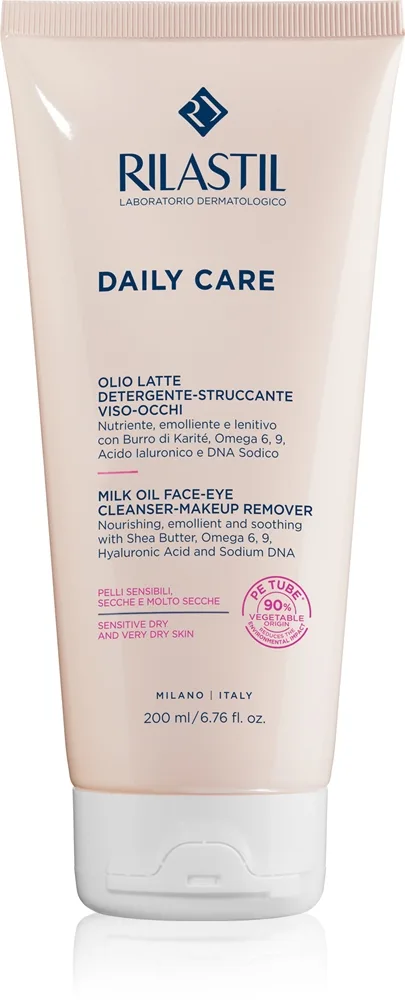 Rilastil Daily Care hellävarainen meikinpoistomaito herkälle ja kuivalle iholle 200 ml