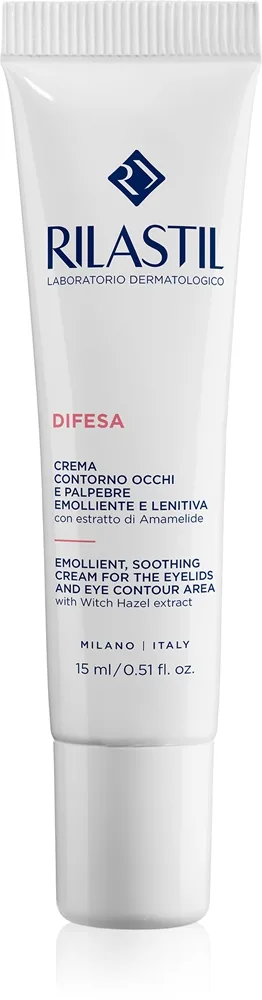 Rilastil Difesa Fugtgivende og lindrende creme til øjenområdet 15 ml