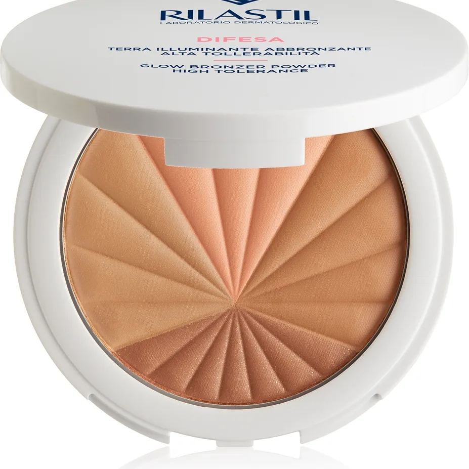 Rilastil Difesa Make Up Glow Bronzande illuminerande puder 12 g