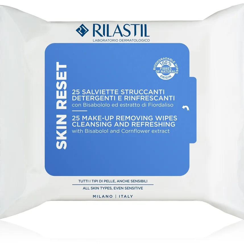 Rilastil Skin Reset Rengörande och sminkborttagande servetter 25 st.