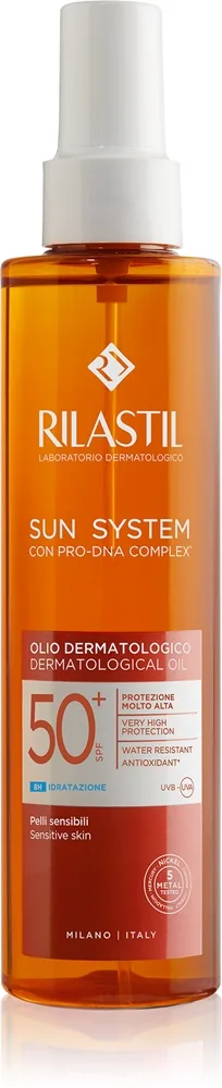 Rilastil Sun System kosteuttava öljy auringonottoon 200 ml