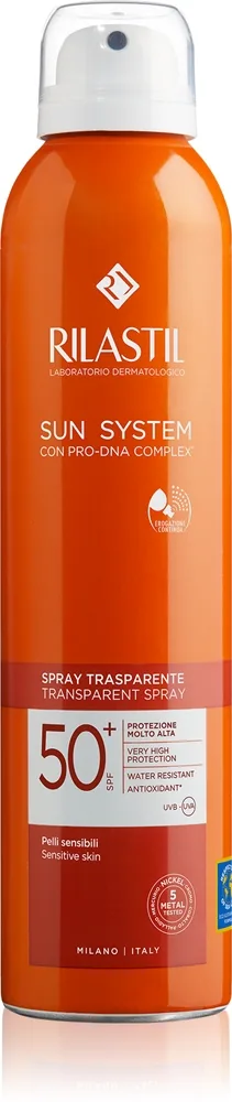 Rilastil Sun System Transparent solspray SPF 50+ 200 ml