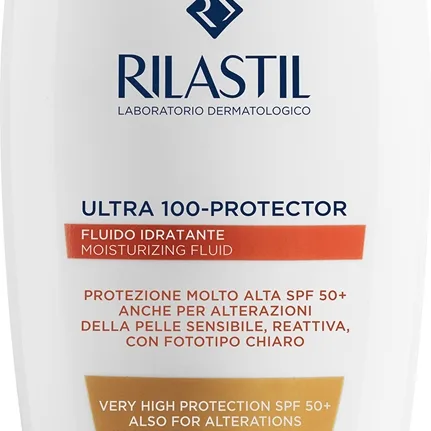 Rilastil Ultra 100-Protector skyddande och tonande fluid för ansiktet SPF 50+ 50 ml