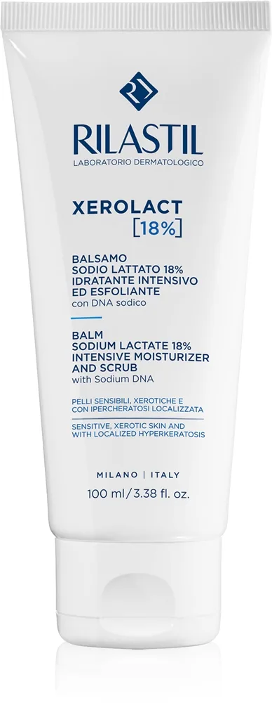 Rilastil Xerolact 18% Sodium Lactate Lindrande balsam för valkig hud 100 ml