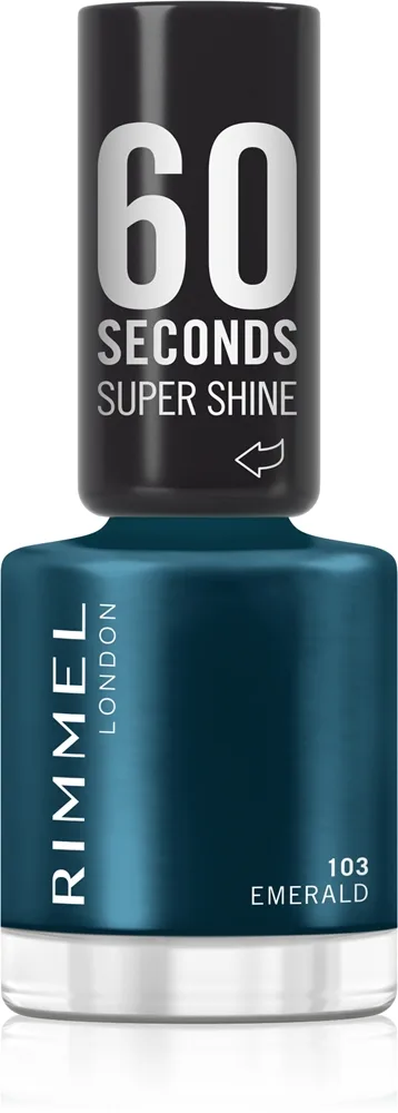 Rimmel 60 Seconds Super Shine Neglelak Skygge 103 Emerald 8 ml