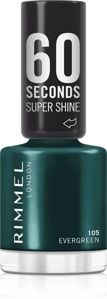 Rimmel 60 Seconds Super Shine Neglelak Skygge 105 Evergreen 8 ml