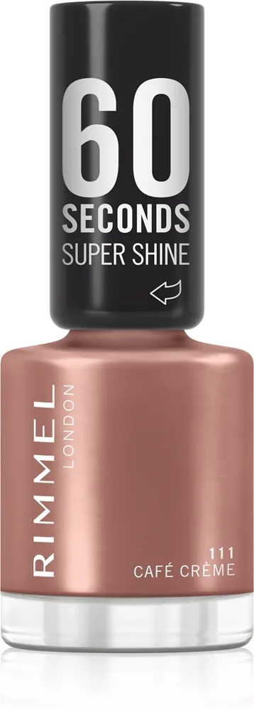 Rimmel 60 Seconds Super Shine Neglelak Skygge 111 Café Creme 8 ml