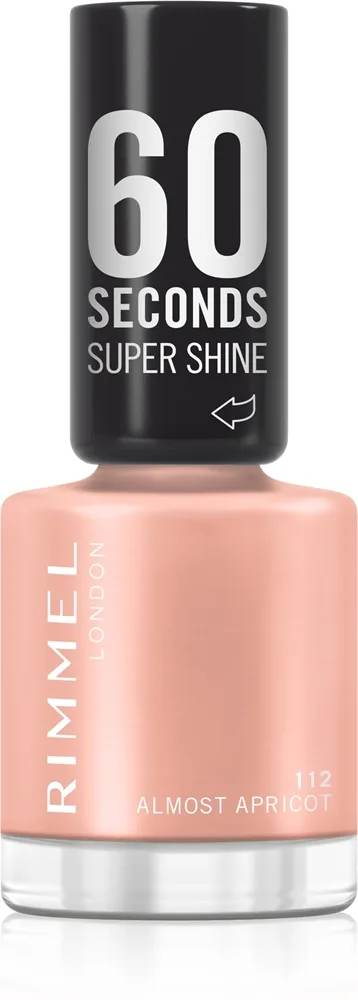 Rimmel 60 Seconds Super Shine Neglelak Skygge 112 Almost Apricot 8 ml