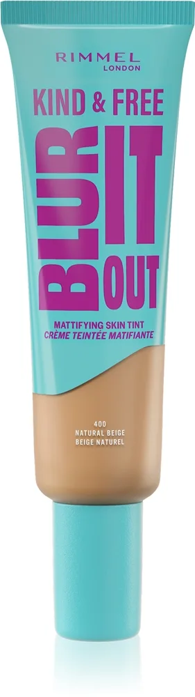 Rimmel Kind & Free Blur It Out Let farvet fugtighedscreme Skygge 400 Natural Beige 30 ml