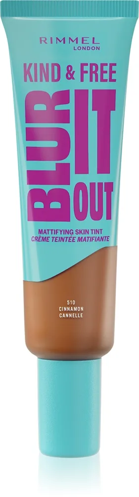 Rimmel Kind & Free Blur It Out kevyt kosteuttava meikkivoide SPF 20 sävy 510 Cinnamon 30 ml