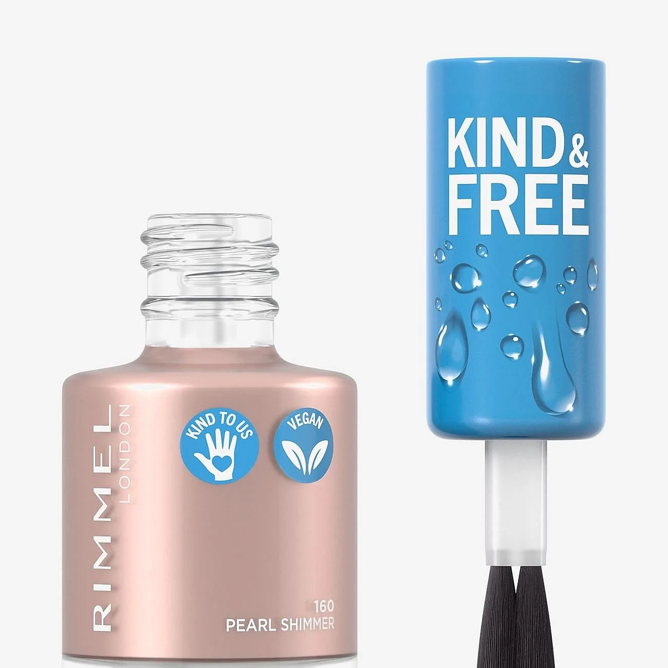 Rimmel Kind & Free Nagellack Skugga 160 Pearl Shimmer 8 ml