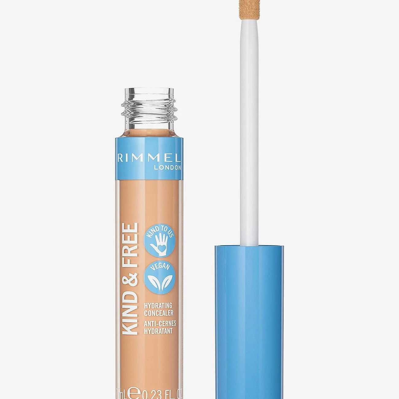 Rimmel Kind & Free Hydrating Concealer Återfuktande concealer Skugga 10 Fair 7 ml