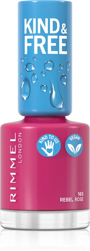 Rimmel Kind & Free Neglelak Skygge 165 Rebel Rose 8 ml