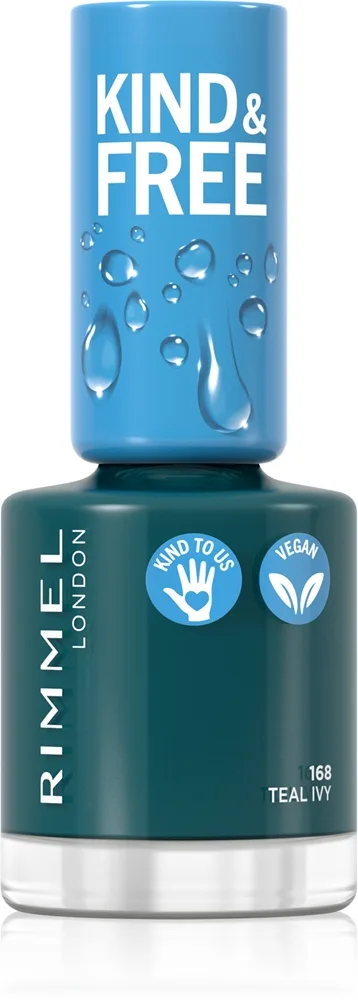 Rimmel Kind & Free Neglelak Skygge 168 Teal Ivy 8 ml
