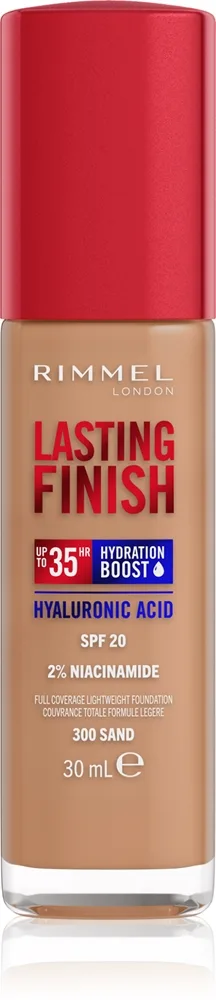 Rimmel Lasting Finish 35H Hydration Boost kosteuttava meikkivoide SPF 20 sävy 300 Sand 30 ml