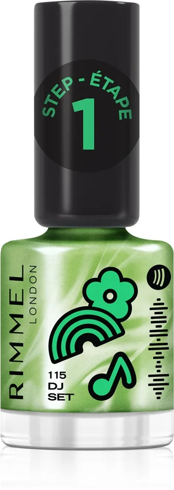 Rimmel London Full Volume Super Gel Nai Polish 115 DJ Set 12ml