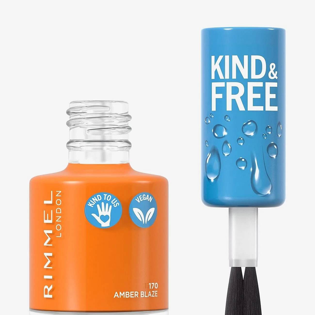 Rimmel Kind & Free Clean Nail 170 Amber Blaze - Nude - 8 ML