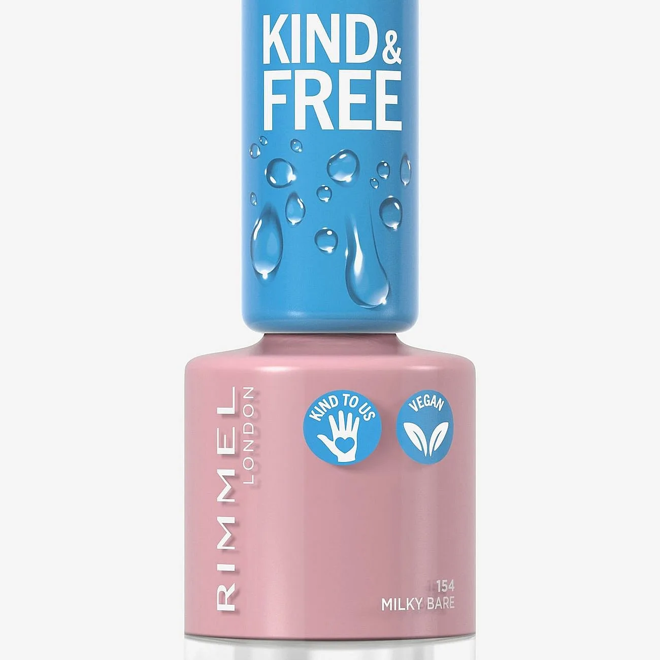 Rimmel Kind & Free Nagellack Skugga 154 Milky Bare 8 ml