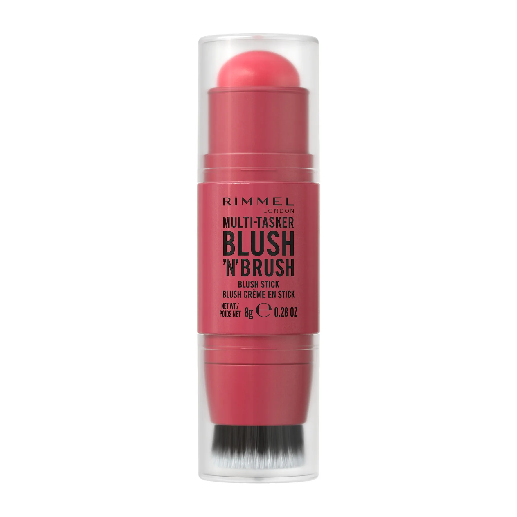 Rimmel Multi-Tasker Blush'N'brush poskipunapuikko mukana sivellin sävy 150 Cherry On Point 8 g