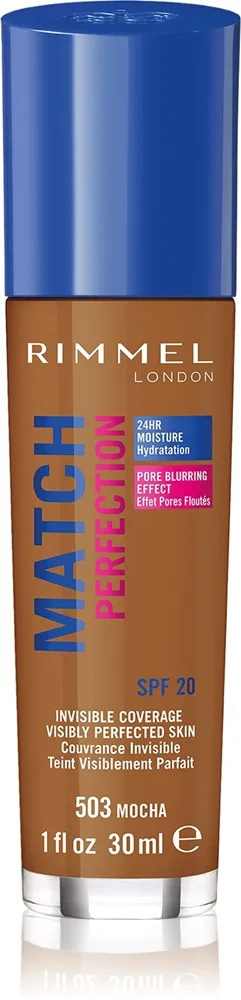 Rimmel Match Perfection Liquid Foundation Spf20 - 30 ML