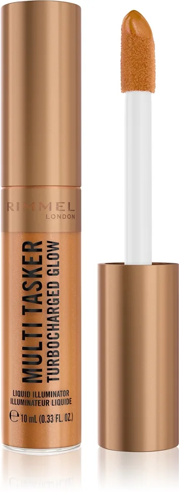 Rimmel Multi-Tasker Turbocharged Glow Flydende highlighter Skygge 006 It's Giving Glow 10 ml