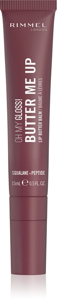 Rimmel Oh My Gloss! Butter Me Up Fugtgivende læbepomade Skygge 003 Mellow Mocha 15 ml