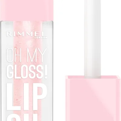 Rimmel Oh My Gloss! Lip Oil Läppolja med återfuktande effekt Skugga 005 Pink Sugar 4.5 ml