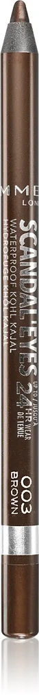 Rimmel Scandal'Eyes Khôl Kajal Vandfast eyeliner blyant Skygge 003 Brown 1.3 g