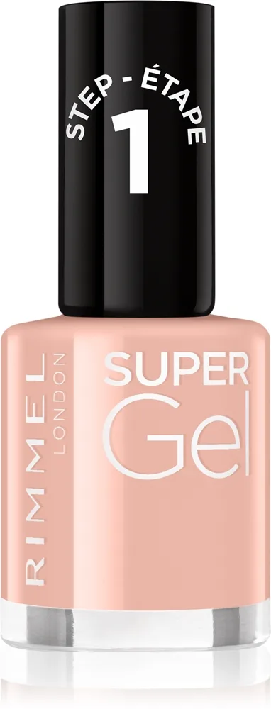 Rimmel Super Gel Geleneglelak uden UV/LED forsegling Skygge 008 Girl Group Blush 12 ml