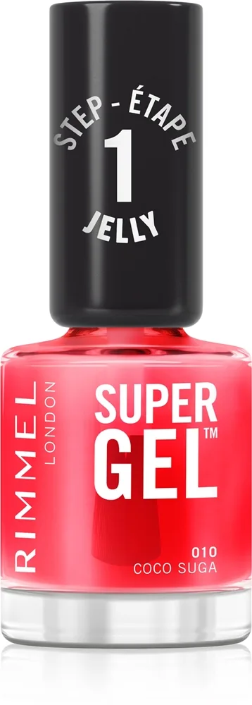 Rimmel Super Gel Geleneglelak uden UV/LED forsegling Skygge 010 Coco Suga 12 ml