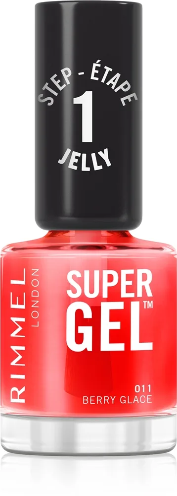 Rimmel Super Gel Geleneglelak uden UV/LED forsegling Skygge 011 Berry Glace 12 ml