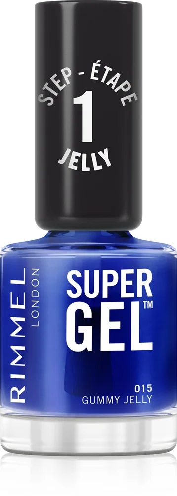 Rimmel Super Gel Geleneglelak uden UV/LED forsegling Skygge 015 Gummy Jelly 12 ml
