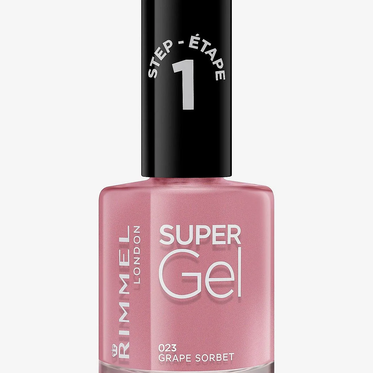 Rimmel Super Gel geelikynsilakka – UV/LED-lamppua ei tarvita sävy 023 Grape Sorbet 12 ml