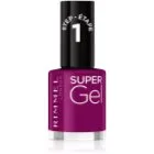 Rimmel Super Gel Nagellacksgel utan UV / LED tätning Skugga 025 Urban Purple 12 ml