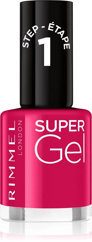 Rimmel Super Gel Geleneglelak uden UV/LED forsegling Skygge 026 Sun Fun Daze 12 ml