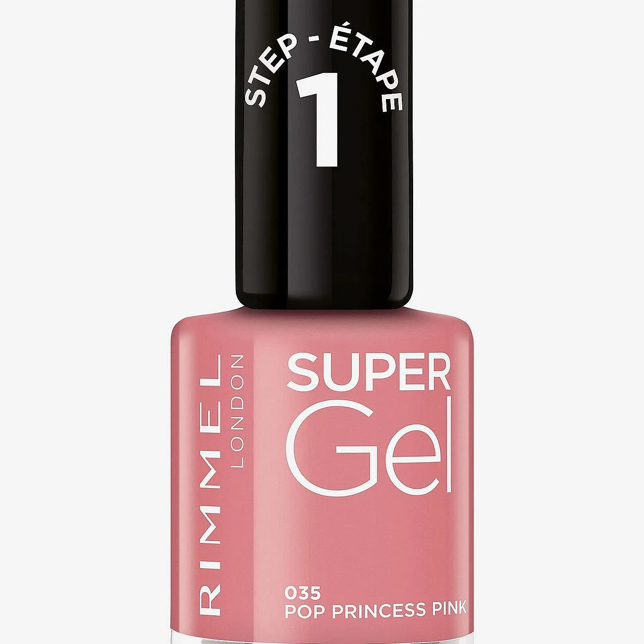Rimmel Super Gel Nagellacksgel utan UV / LED tätning Skugga 035 Pop Princess Pink 12 ml