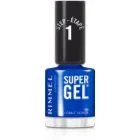 Rimmel Super Gel Nagellacksgel utan UV / LED tätning Skugga 100 Cobalt Heaven 12 ml