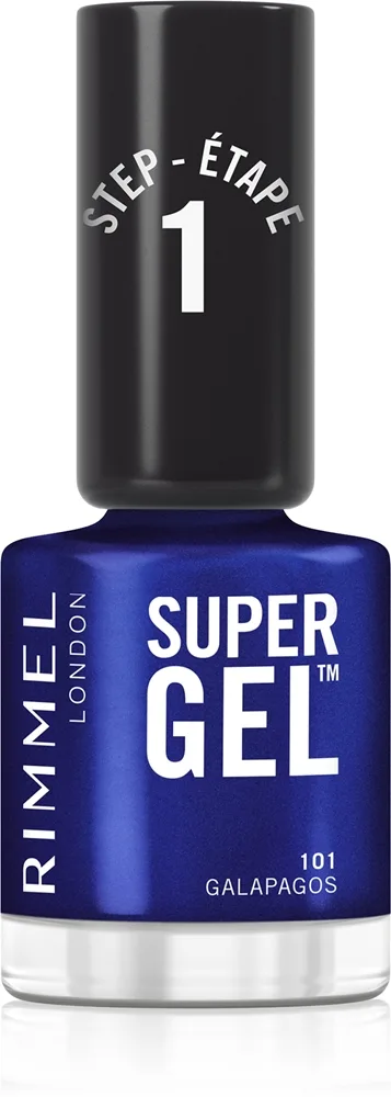 Rimmel Super Gel Geleneglelak uden UV/LED forsegling Skygge 101 Galapagos 12 ml