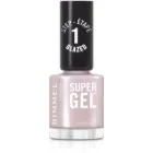 Rimmel Super Gel Nagellacksgel utan UV / LED tätning Skugga 107 Glazed Out 12 ml