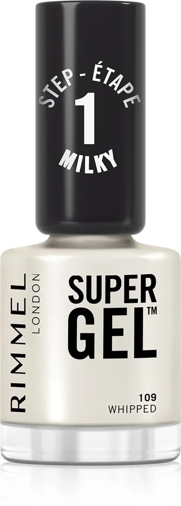 Rimmel Super Gel Geleneglelak uden UV/LED forsegling Skygge 109 Whipped 12 ml
